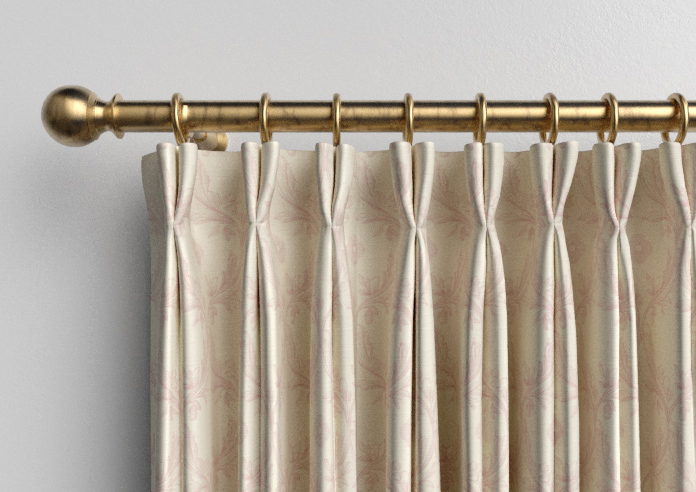 Trellis Prints, Vine and Bloom Romsey Rosies Pink - Made to Measure Curtains - Image 10